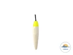 چوب پنبه ماهیگیری یک ابزار شناور بوده و به ماهیگیر کمک میکند تا موقعیت طعمه را در آب شناسایی کند و در صورت گرفتن ماهی واکنش نشان دهد در انتهای خط ماهیگیری استفاده میشود و به گونه ای طراحی شده که به راحتی روی سطح آب بماند.